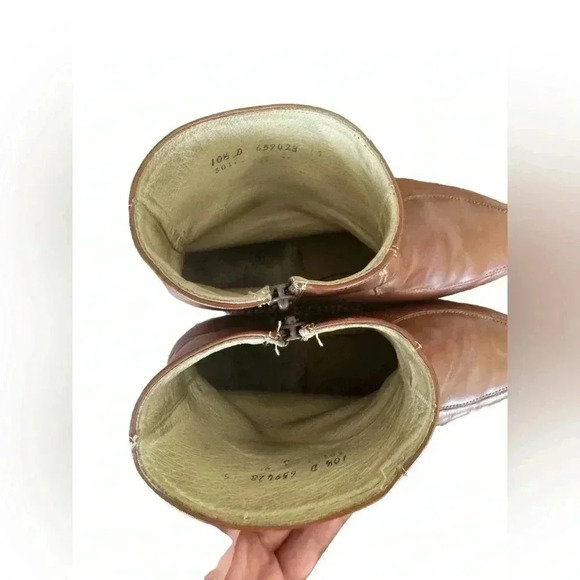 Florsheim Vintage 70s Distressed Browns Men's Chelsea Boots Size 10 1/2 D - Picture 15 of 16